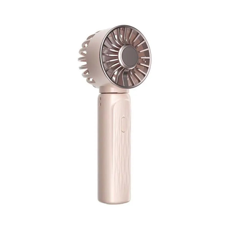 Turbos Chilled Ice Sensation Cold Fan Super Mini Turbos Speed Fan USB Powered Digital Display For Outdoor Camping Travel - AMIR BAGS INDIA PRIVATE LIMITED