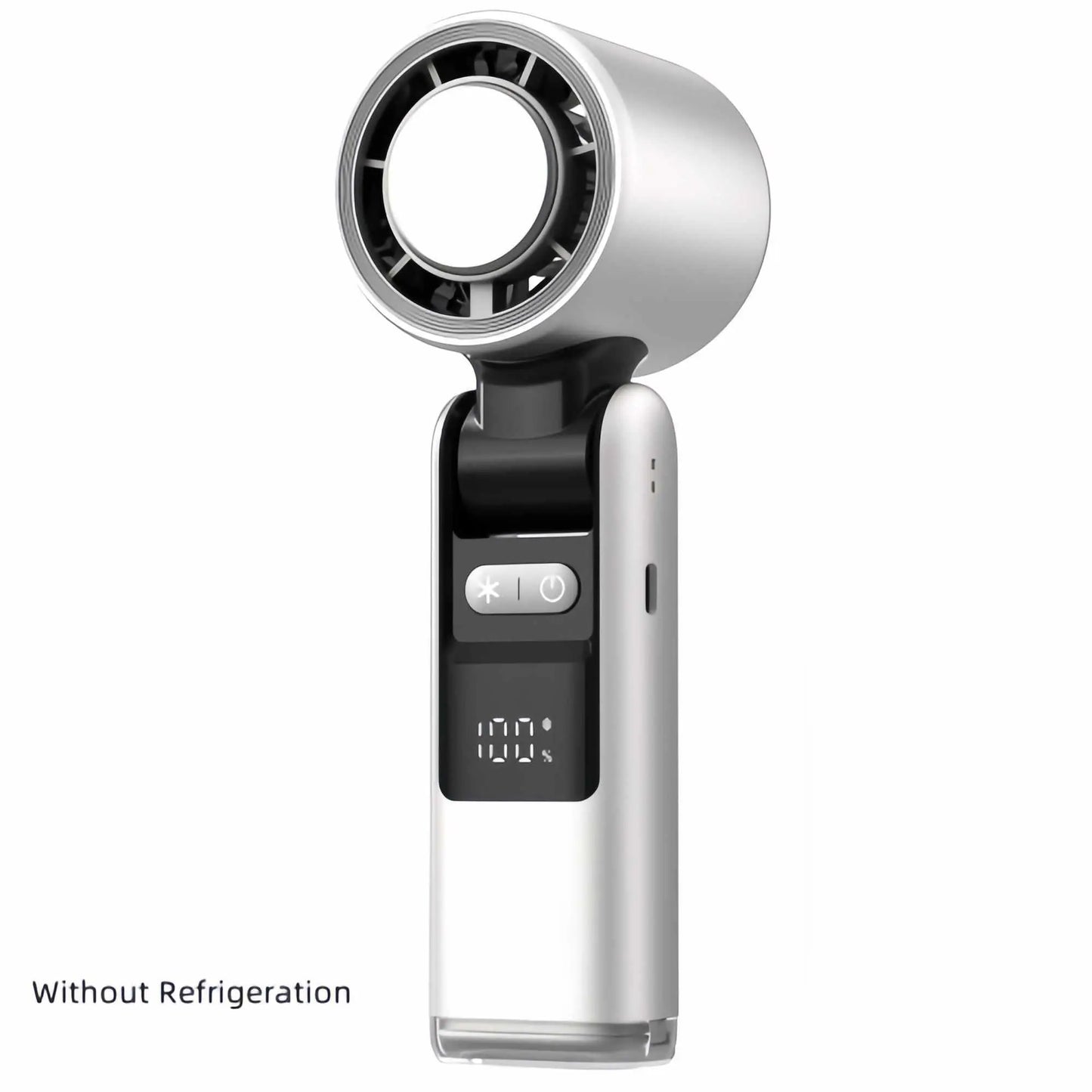 Turbos Chilled Ice Sensation Cold Fan Super Mini Turbos Speed Fan USB Powered Digital Display For Outdoor Camping Travel - AMIR BAGS INDIA PRIVATE LIMITED