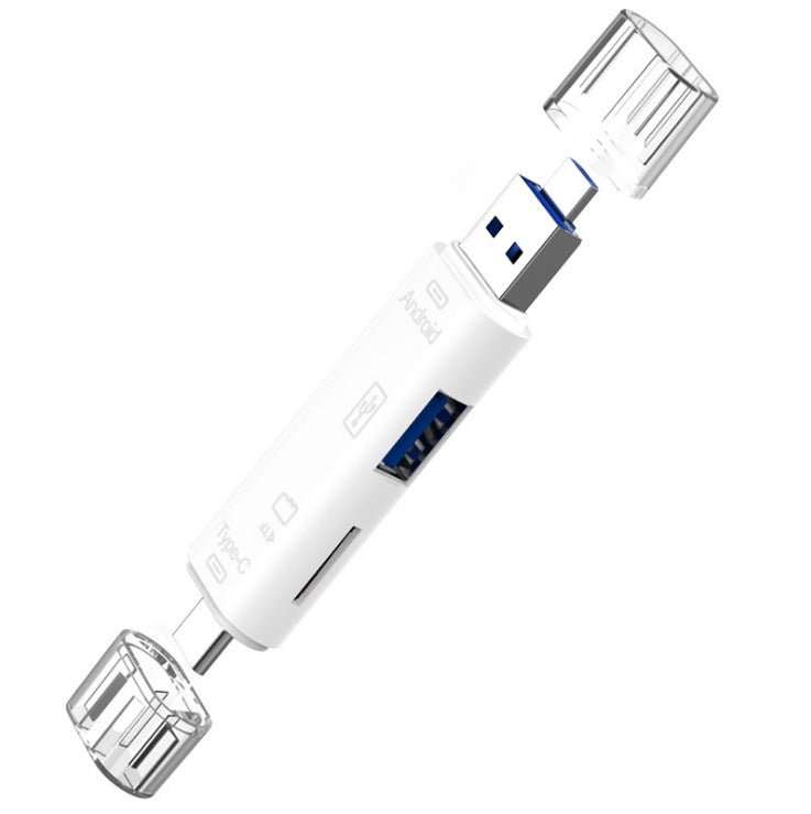 Type - C Micro USB To OTG Hub Adapter With TF Card Reader - AMIR BAGS INDIA PRIVATE LIMITED