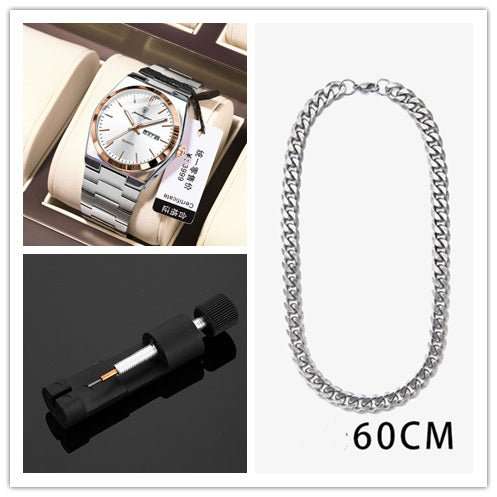 Ultra - thin Men's Watch Waterproof Luminous Quartz Watch - AMIR BAGS INDIA PRIVATE LIMITED