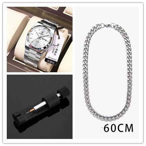 Ultra - thin Men's Watch Waterproof Luminous Quartz Watch - AMIR BAGS INDIA PRIVATE LIMITED