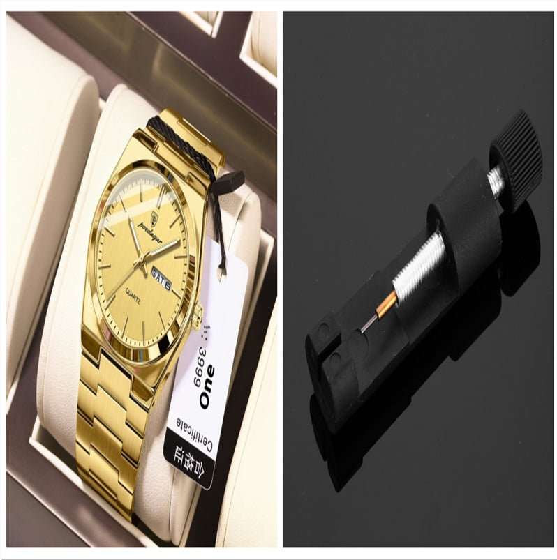 Ultra - thin Men's Watch Waterproof Luminous Quartz Watch - AMIR BAGS INDIA PRIVATE LIMITED