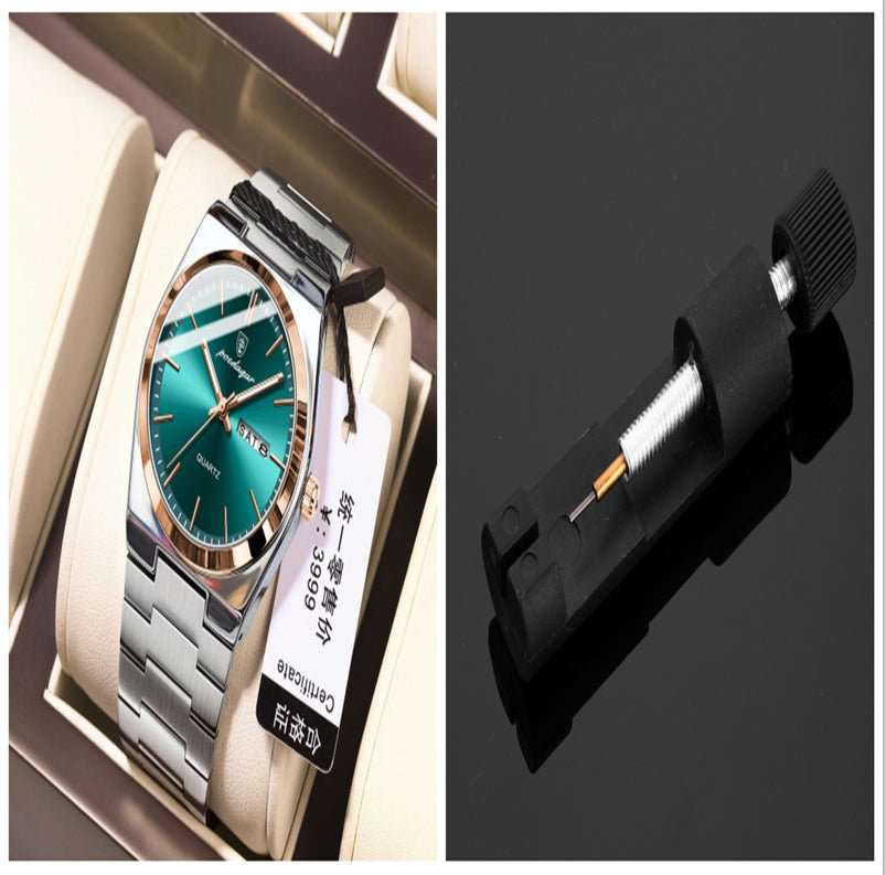 Ultra - thin Men's Watch Waterproof Luminous Quartz Watch - AMIR BAGS INDIA PRIVATE LIMITED
