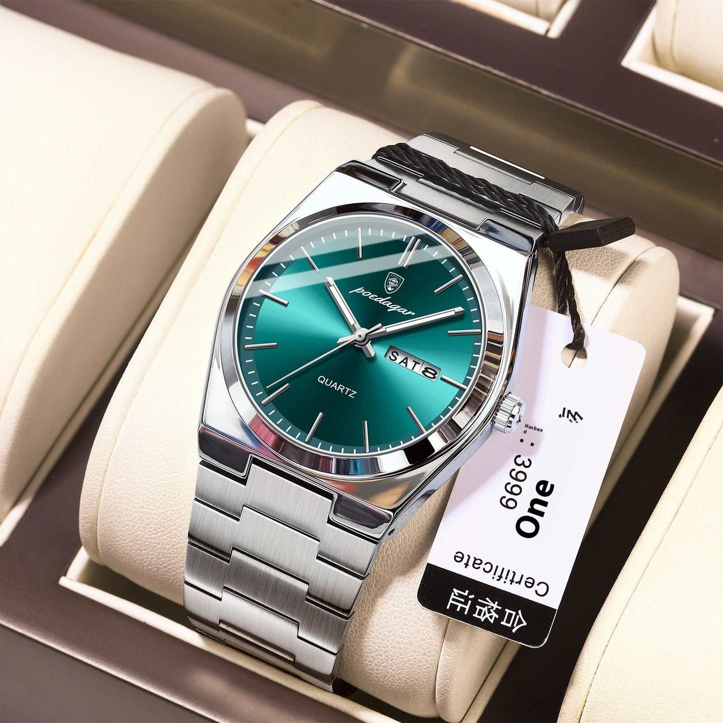 Ultra - thin Men's Watch Waterproof Luminous Quartz Watch - AMIR BAGS INDIA PRIVATE LIMITED