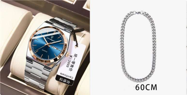 Ultra - thin Men's Watch Waterproof Luminous Quartz Watch - AMIR BAGS INDIA PRIVATE LIMITED