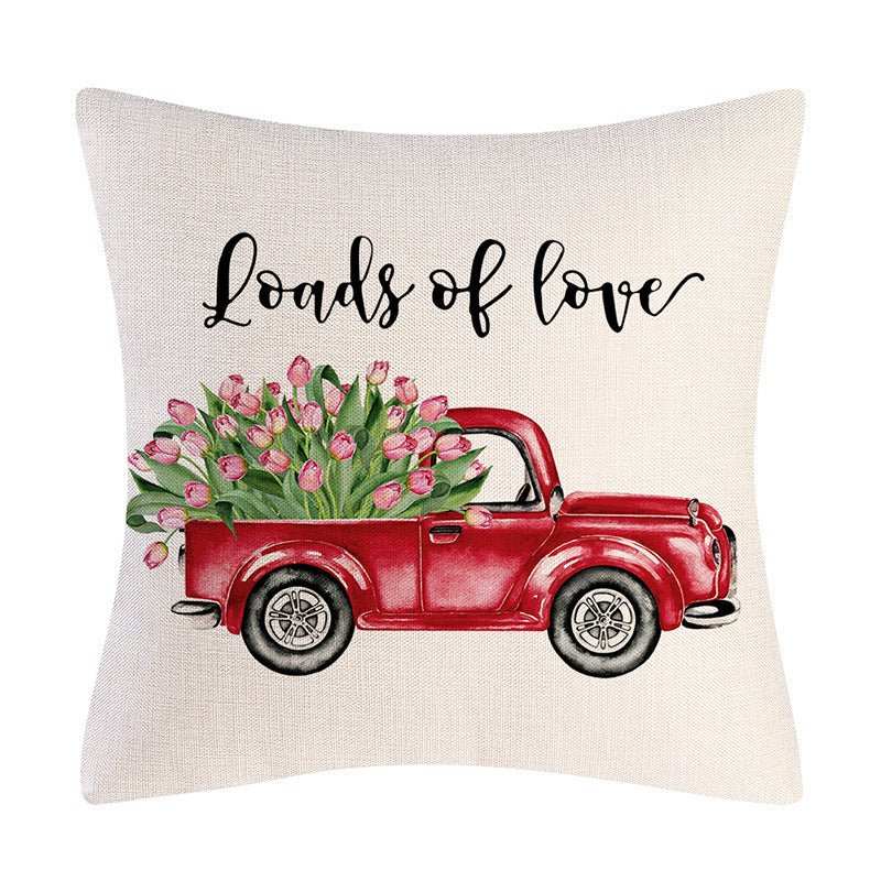 Valentine's Day Linen Pillowcase Holiday Gift - AMIR BAGS INDIA PRIVATE LIMITED