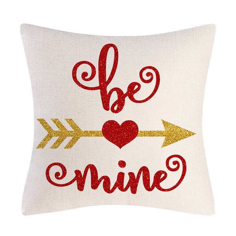 Valentine's Day Linen Pillowcase Holiday Gift - AMIR BAGS INDIA PRIVATE LIMITED
