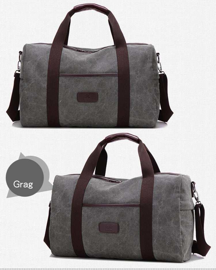 Vintage Men Canvas handbag High Quality Travel Bags Large Capacity Women Luggage Travel Duffle Bags - AMIR BAGS INDIA PRIVATE LIMITED