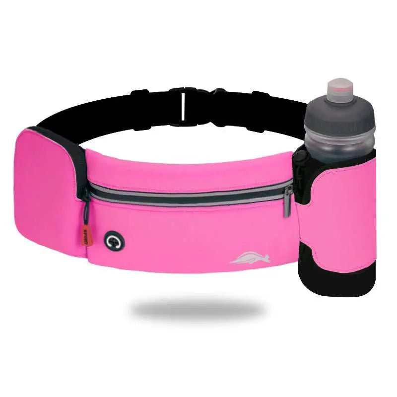 Waist Bag Sports Climbing Hiking Racing Gym Fitness Lightweight Unisex Belt Water Bottle Waist Pack - AMIR BAGS INDIA PRIVATE LIMITED