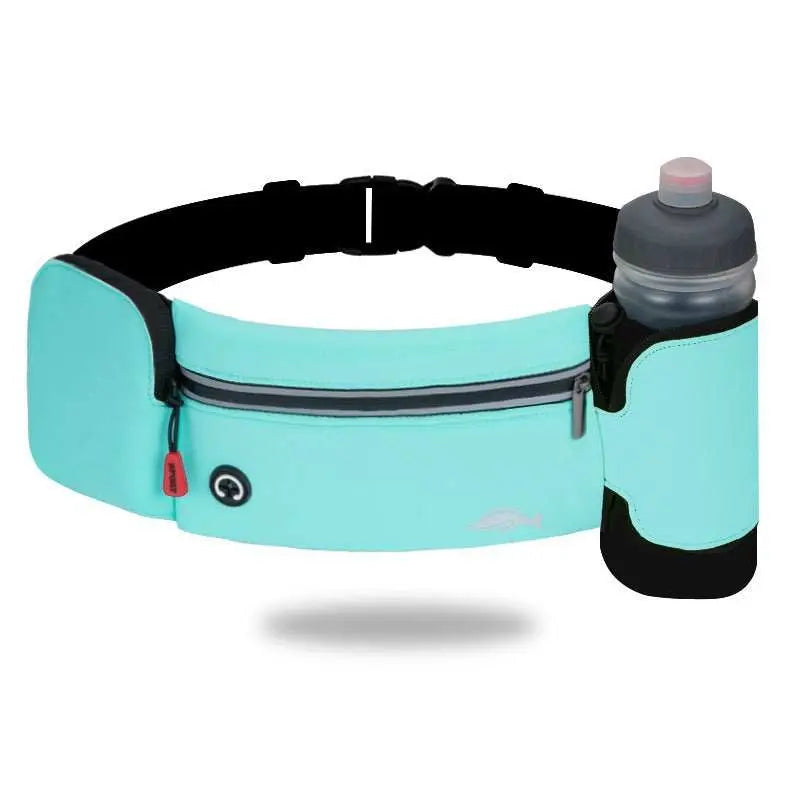 Waist Bag Sports Climbing Hiking Racing Gym Fitness Lightweight Unisex Belt Water Bottle Waist Pack - AMIR BAGS INDIA PRIVATE LIMITED