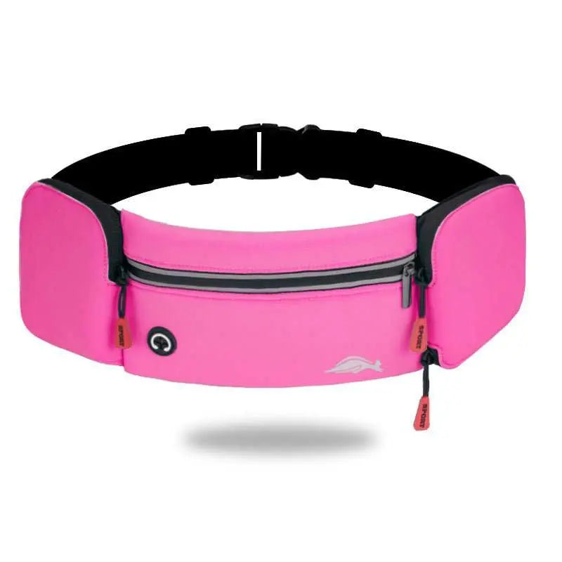 Waist Bag Sports Climbing Hiking Racing Gym Fitness Lightweight Unisex Belt Water Bottle Waist Pack - AMIR BAGS INDIA PRIVATE LIMITED