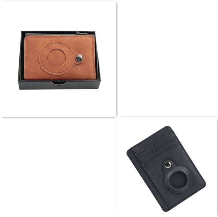 Wallet - PU Leather Airtag Card Holder RFID Anti - theft Card Holder - AMIR BAGS INDIA PRIVATE LIMITED