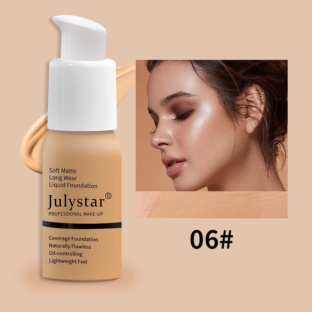Waterproof Lasting Non Take Off Makeup Concealer Liquid Foundation Beauty Makeup - AMIR BAGS INDIA PRIVATE LIMITED