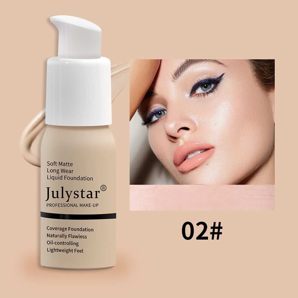 Waterproof Lasting Non Take Off Makeup Concealer Liquid Foundation Beauty Makeup - AMIR BAGS INDIA PRIVATE LIMITED