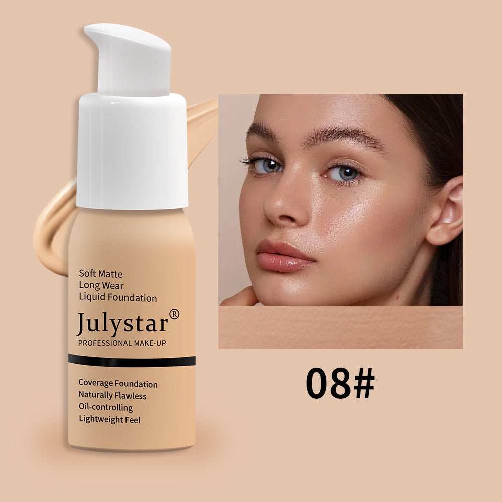 Waterproof Lasting Non Take Off Makeup Concealer Liquid Foundation Beauty Makeup - AMIR BAGS INDIA PRIVATE LIMITED