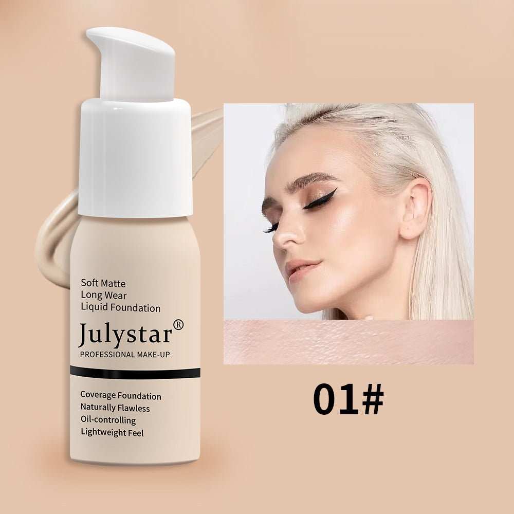 Waterproof Lasting Non Take Off Makeup Concealer Liquid Foundation Beauty Makeup - AMIR BAGS INDIA PRIVATE LIMITED
