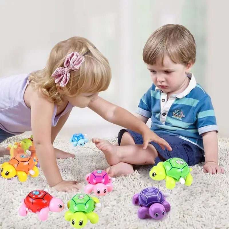 Wind - Up Little Turtle Toys, Early Education Educational Simulation Toys, Baby Crawling Toys, Clockwork Caterpillar Toys - AMIR BAGS INDIA PRIVATE LIMITED