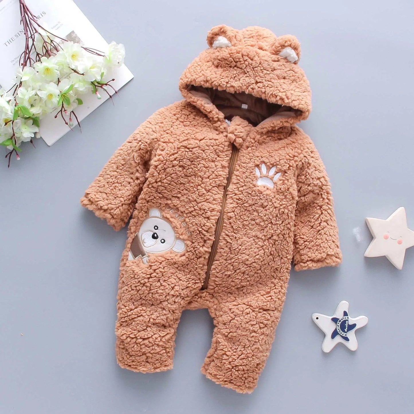 Winter Baby Boy Girl Romper Cotton Clothes - AMIR BAGS INDIA PRIVATE LIMITED