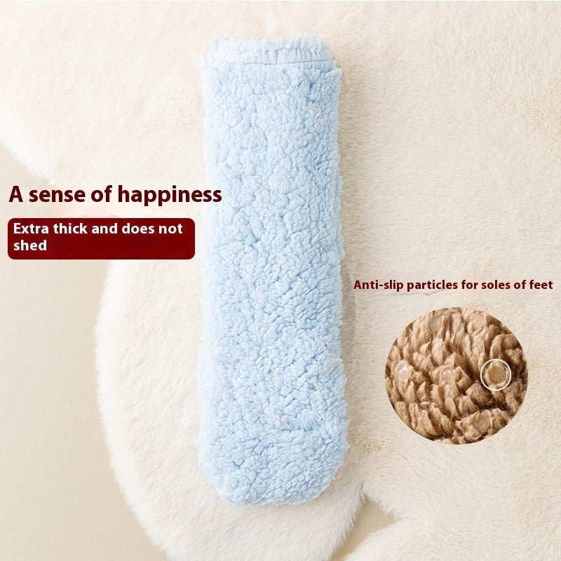 Winter Floor Socks Velvet Thicken Warm Coral Velvet Cute Socks Japanese - style Home Footwear Non - slip Socks New Year Gifts Winter Gadgets - AMIR BAGS INDIA PRIVATE LIMITED