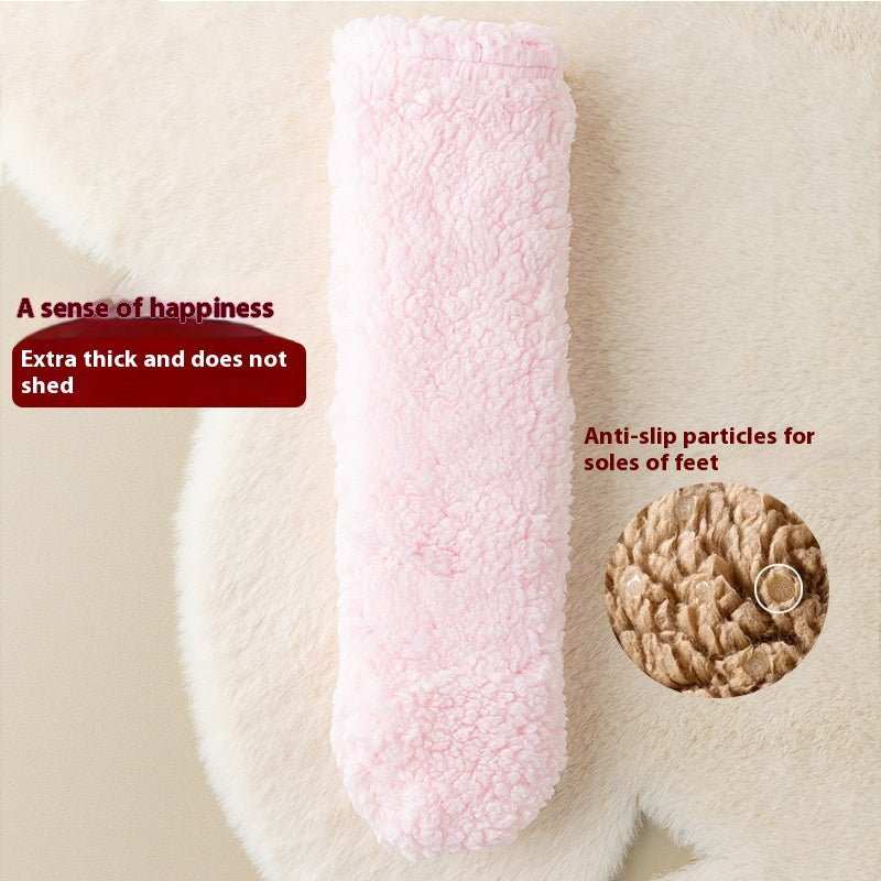Winter Floor Socks Velvet Thicken Warm Coral Velvet Cute Socks Japanese - style Home Footwear Non - slip Socks New Year Gifts Winter Gadgets - AMIR BAGS INDIA PRIVATE LIMITED