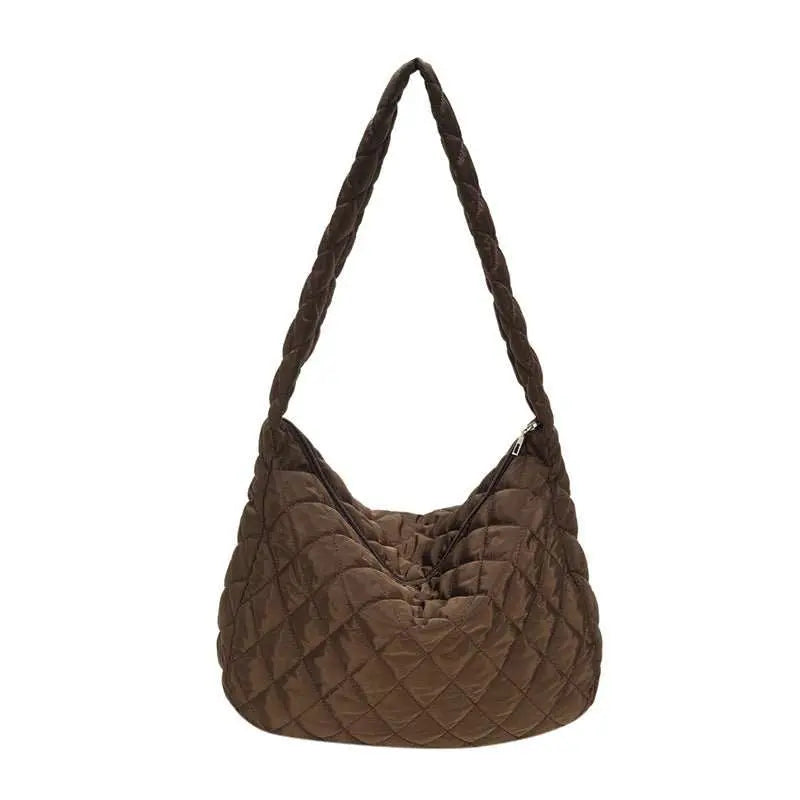 Winter Personalized Bags For Women Crossbody Bag With Rhombus Stitching Design Commuting Casual Shopping Handbags - AMIR BAGS INDIA PRIVATE LIMITED