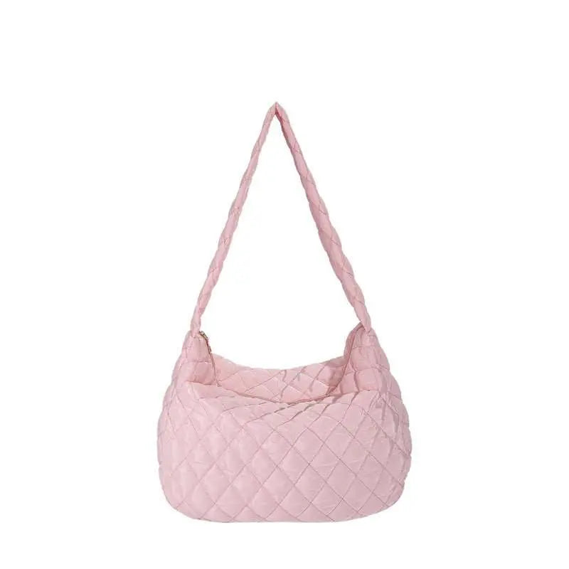 Winter Personalized Bags For Women Crossbody Bag With Rhombus Stitching Design Commuting Casual Shopping Handbags - AMIR BAGS INDIA PRIVATE LIMITED