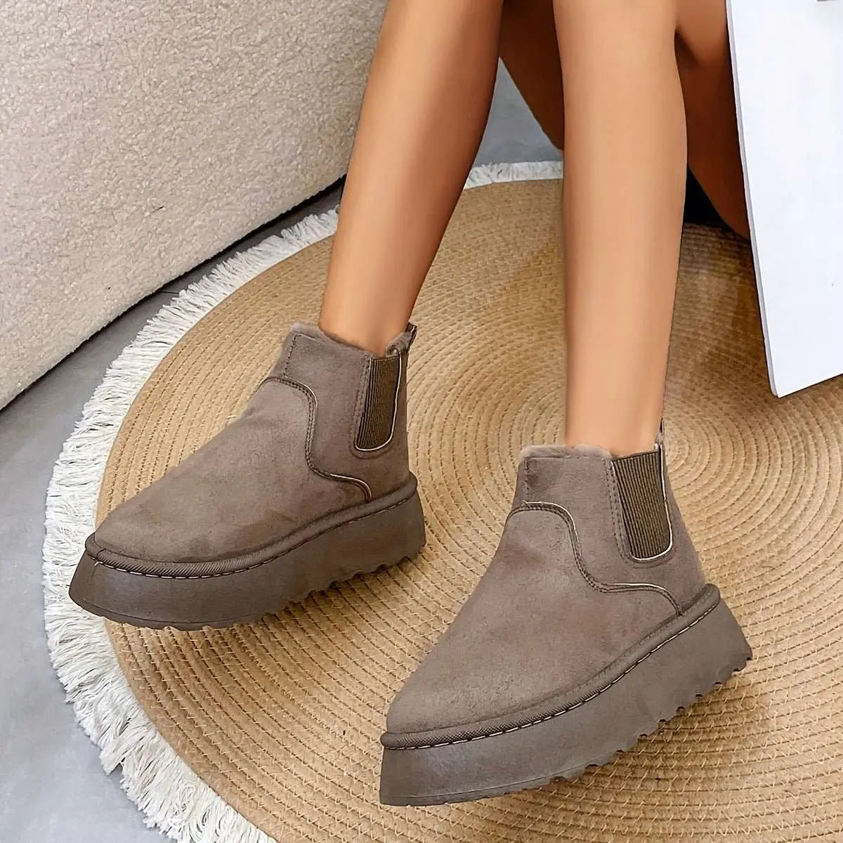 Winter Snow Boots Fashion Flat Thick-soled Cotton Shoes Round Toe WarmOverview:Unique design, stylish and beautiful.Good material, comfortable feet.A variety of colors, any choice.Specification:Function: LightweightShoe upper material:DropshipmanAMIR BAGS INDIA PRIVATE LIMITEDnull