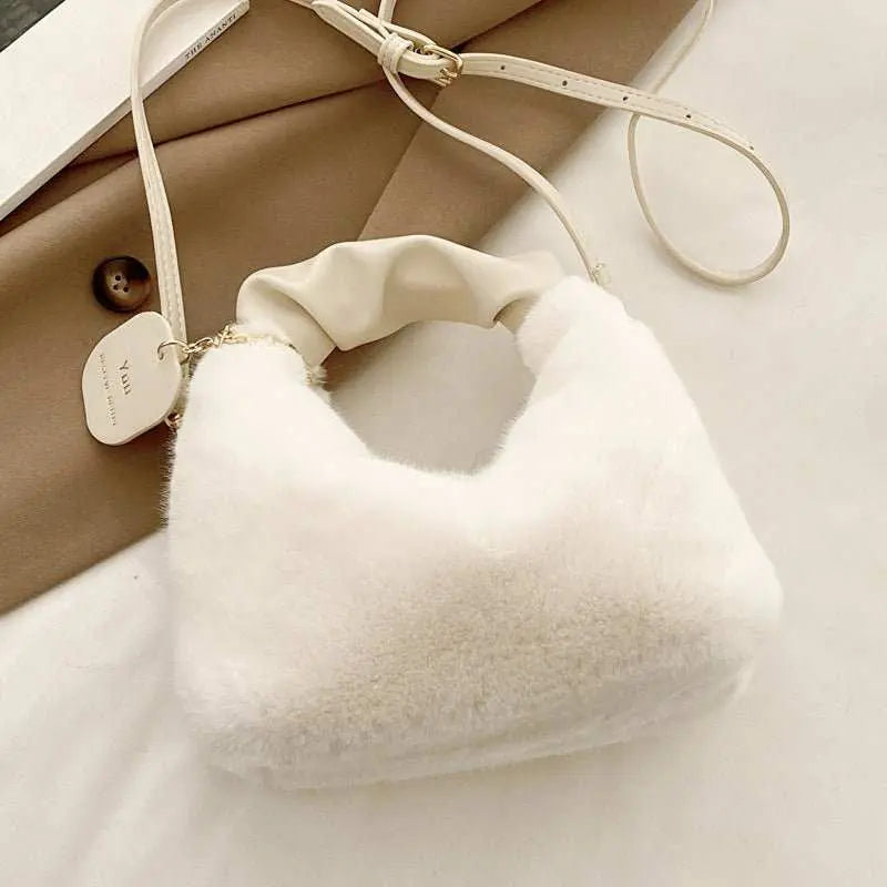 Winter Tote Cute Plush Women - AMIR BAGS INDIA PRIVATE LIMITED