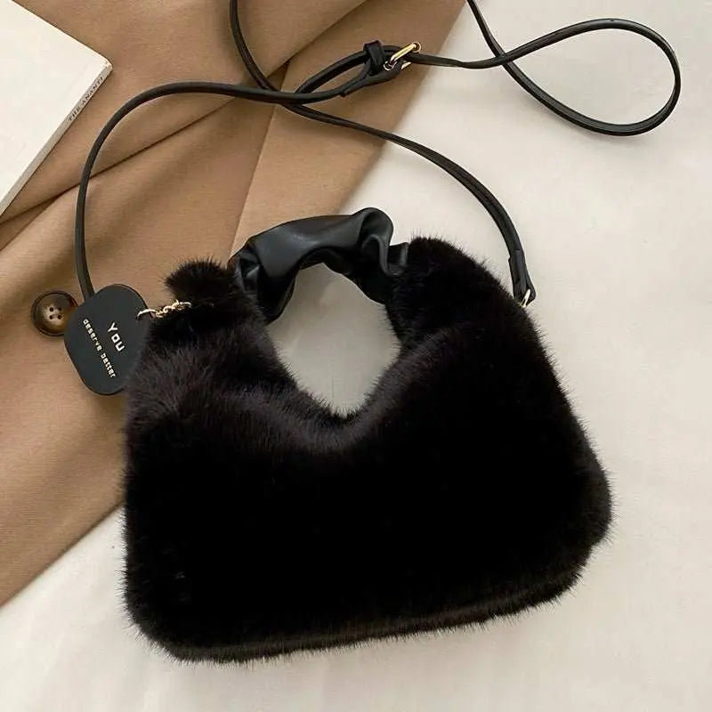 Winter Tote Cute Plush Women - AMIR BAGS INDIA PRIVATE LIMITED