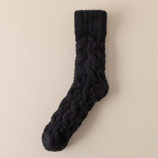 Winter Warm Fuzzy Coral Fleece Socks Women Men Velvet Thickened Home Sleepping Floor Socks - AMIR BAGS INDIA PRIVATE LIMITED