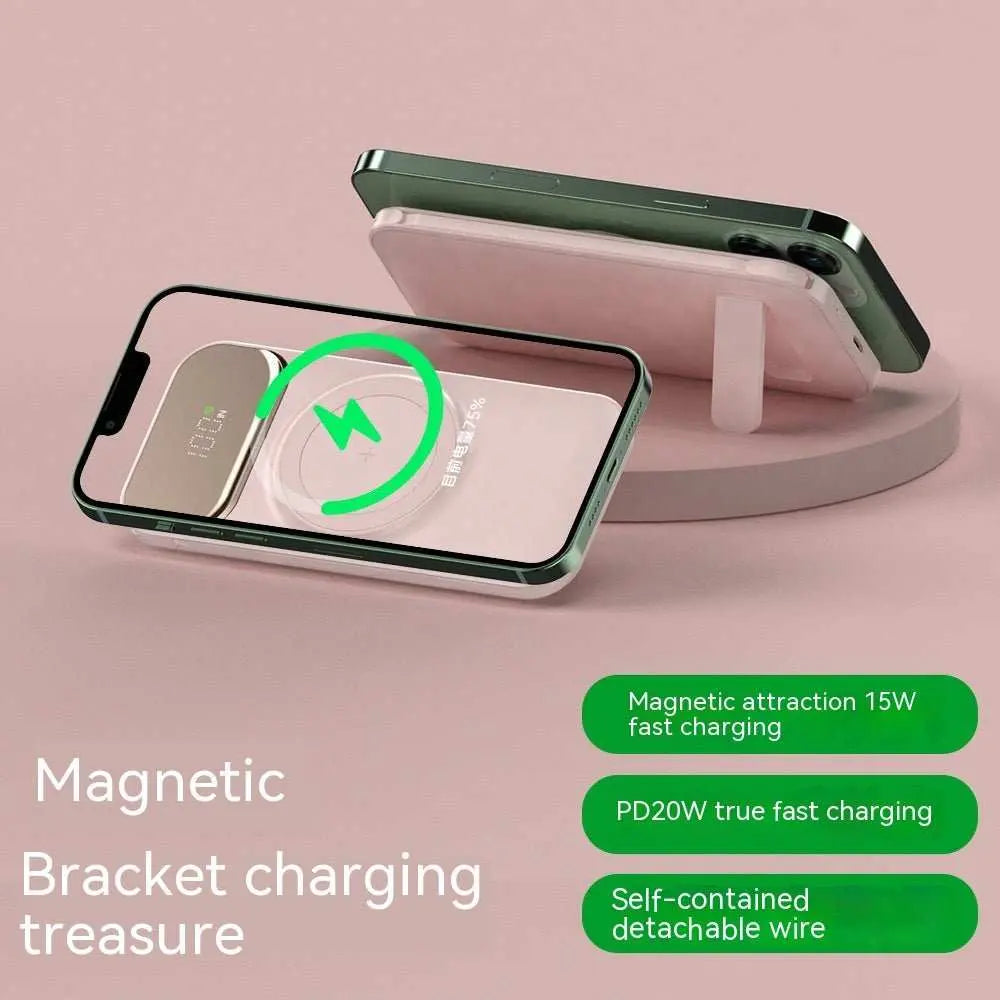 Wireless Power Bank With Cable - AMIR BAGS INDIA PRIVATE LIMITED