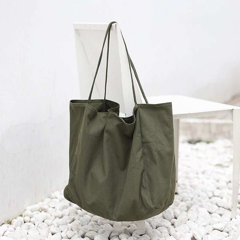 Women Handbags High Capacity Shoulder Bags For Shopping Canvas Totes - AMIR BAGS INDIA PRIVATE LIMITED