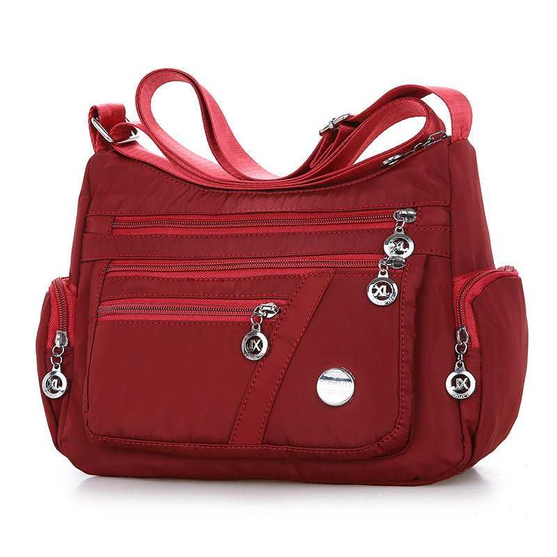 Women Shoulder Bag Multi - pocket Design Waterproof Casual High Capacity Crossbody Bag - AMIR BAGS INDIA PRIVATE LIMITED