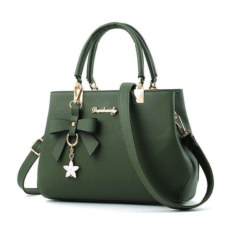 Women Shoulder Bag With Bowknot Star Pendant Totes - AMIR BAGS INDIA PRIVATE LIMITED
