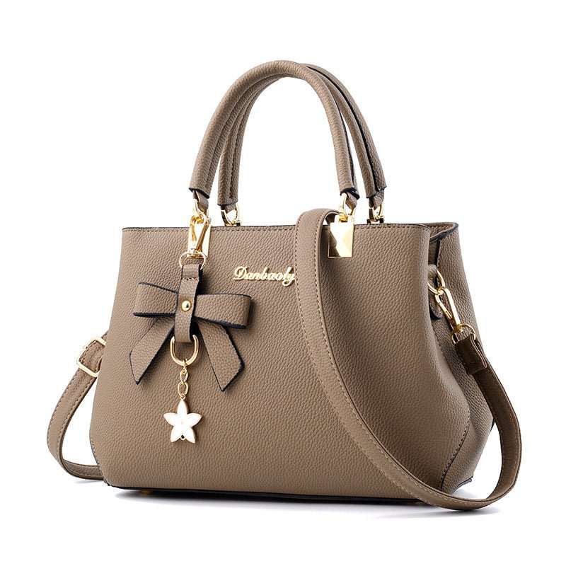 Women Shoulder Bag With Bowknot Star Pendant Totes - AMIR BAGS INDIA PRIVATE LIMITED