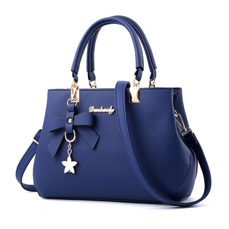 Women Shoulder Bag With Bowknot Star Pendant Totes - AMIR BAGS INDIA PRIVATE LIMITED