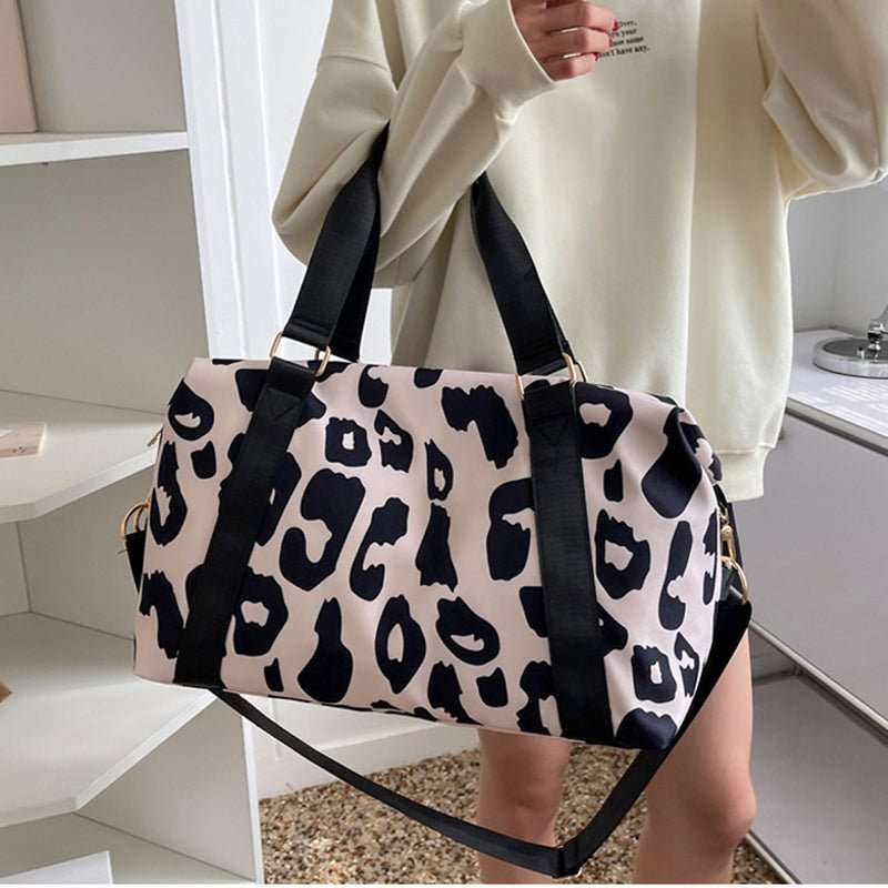 Women Travel Duffel Bag Cow Pattern Handbag Fitness Sports Shoulder Bags - AMIR BAGS INDIA PRIVATE LIMITED