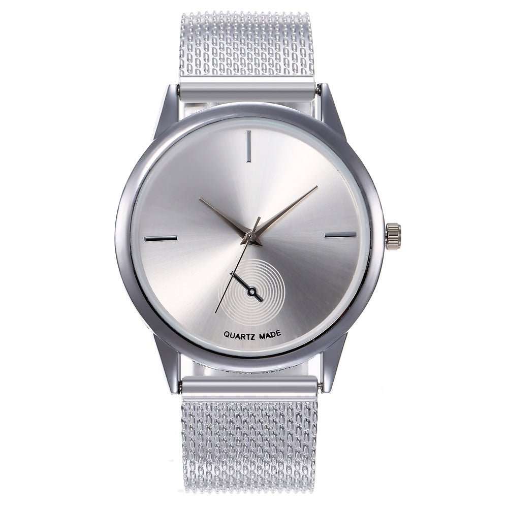 Women's Creative Plastic Mesh Quartz Watch - AMIR BAGS INDIA PRIVATE LIMITED