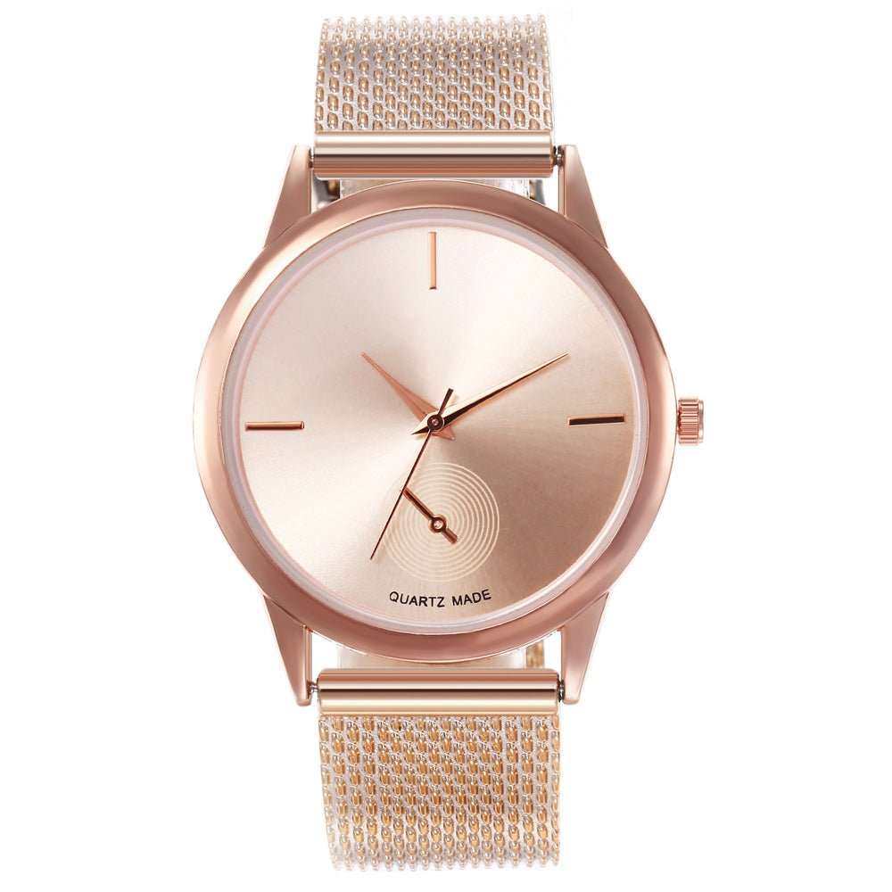 Women's Creative Plastic Mesh Quartz Watch - AMIR BAGS INDIA PRIVATE LIMITED