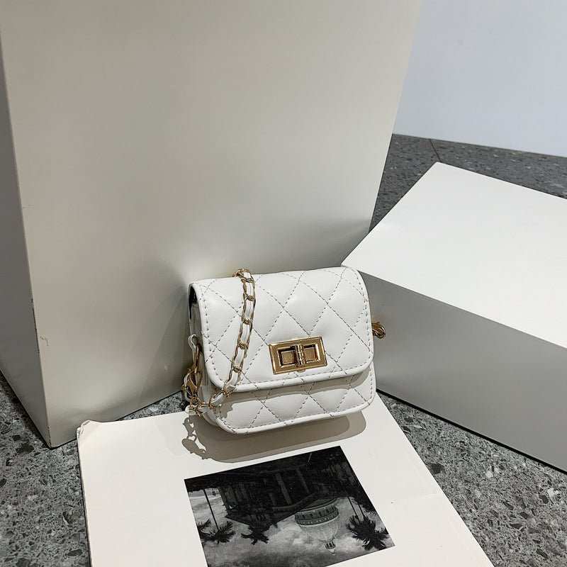 Women's Fashion Casual Diamond Chain Shoulder Messenger Bag - AMIR BAGS INDIA PRIVATE LIMITED