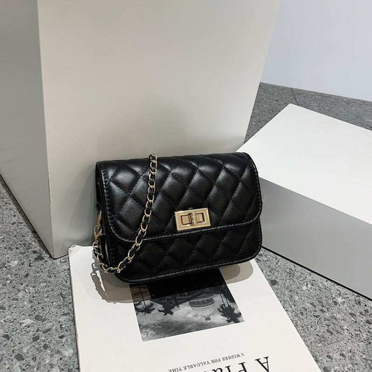 Women's Fashion Casual Diamond Chain Shoulder Messenger Bag - AMIR BAGS INDIA PRIVATE LIMITED