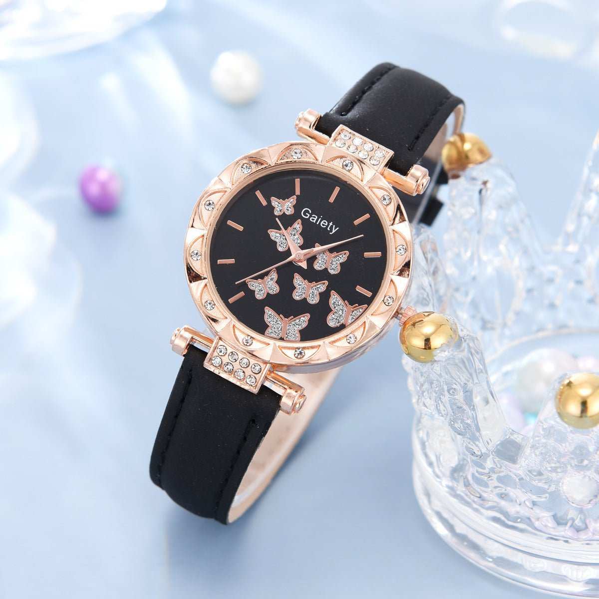 Women's Fashion Simple Butterfly Digital Belt Watch - AMIR BAGS INDIA PRIVATE LIMITED