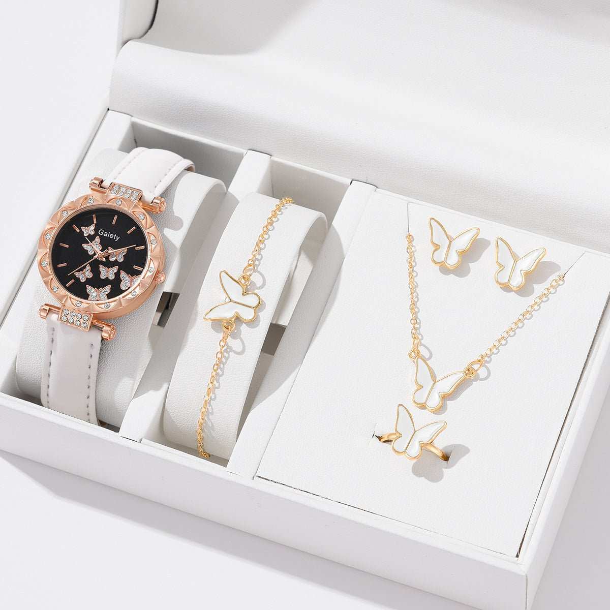 Women's Fashion Simple Butterfly Digital Belt Watch - AMIR BAGS INDIA PRIVATE LIMITED