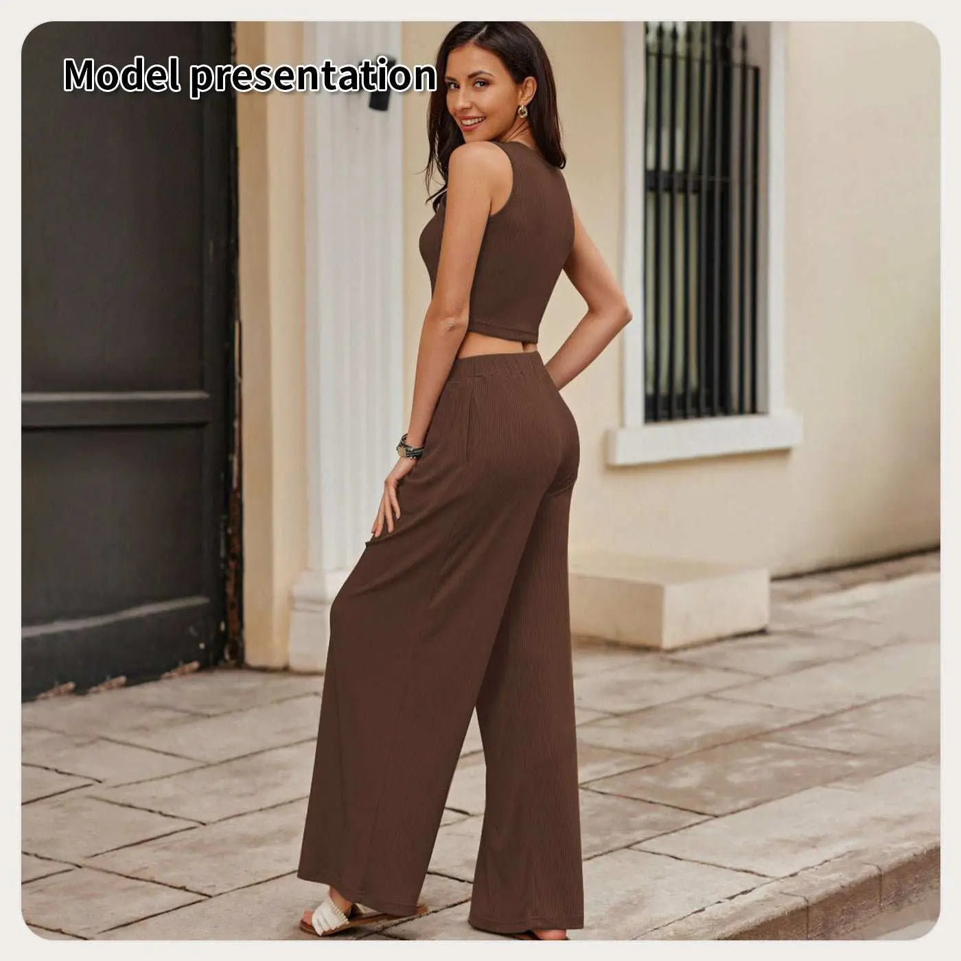 Women's Fashion Simple Solid Color Suit - AMIR BAGS INDIA PRIVATE LIMITED