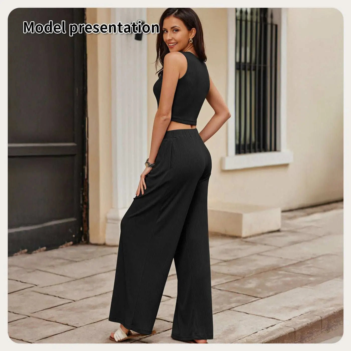 Women's Fashion Simple Solid Color Suit - AMIR BAGS INDIA PRIVATE LIMITED