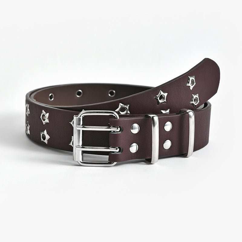 Women's Fashion Stars Decorative Double - row Belts - AMIR BAGS INDIA PRIVATE LIMITED