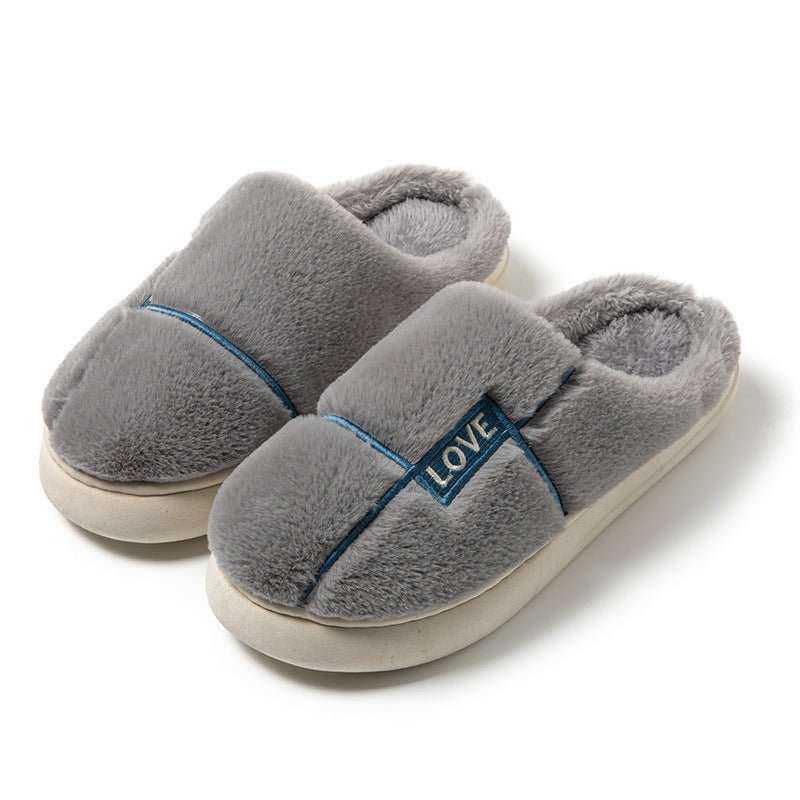 Women's Home Shoes Indoor Furry Slippers Winter Solid Color Indoor Cozy Shoes - AMIR BAGS INDIA PRIVATE LIMITED