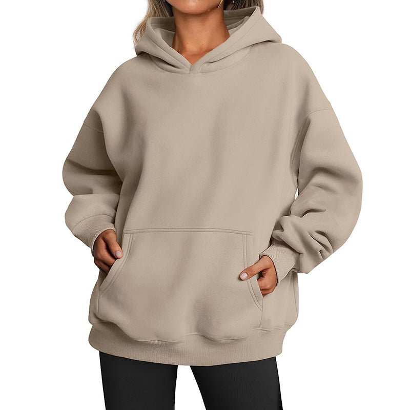 Women's Hoodies With Pockets Fashion Solid Sweatshirt Oversized Hooded Sweater Womens Clothing - AMIR BAGS INDIA PRIVATE LIMITED