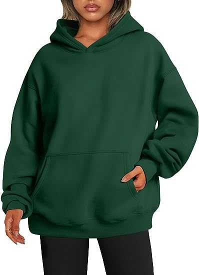 Women's Hoodies With Pockets Fashion Solid Sweatshirt Oversized Hooded Sweater Womens Clothing - AMIR BAGS INDIA PRIVATE LIMITED