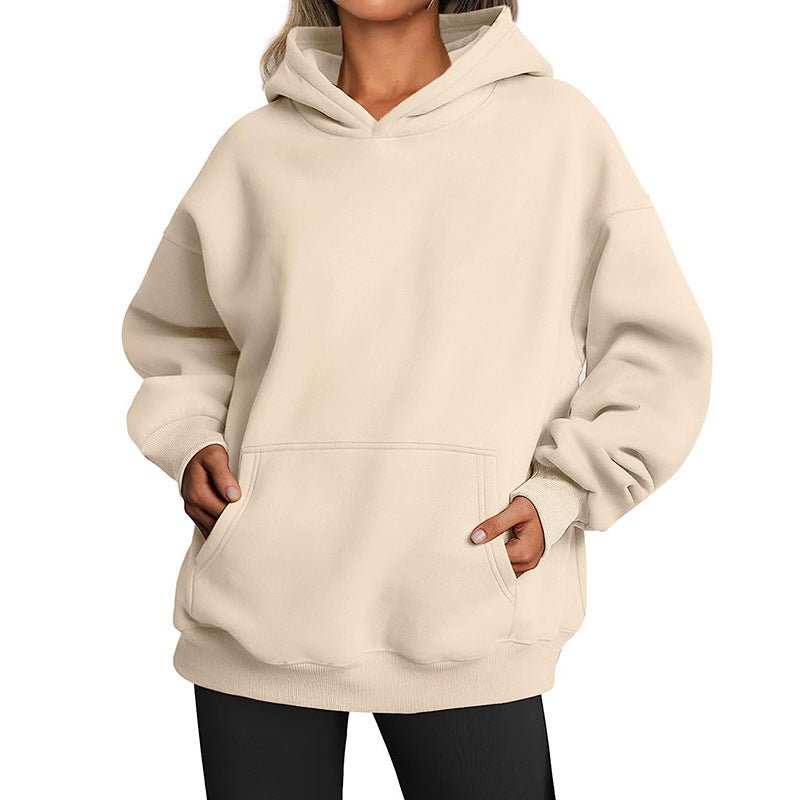 Women's Hoodies With Pockets Fashion Solid Sweatshirt Oversized Hooded Sweater Womens Clothing - AMIR BAGS INDIA PRIVATE LIMITED